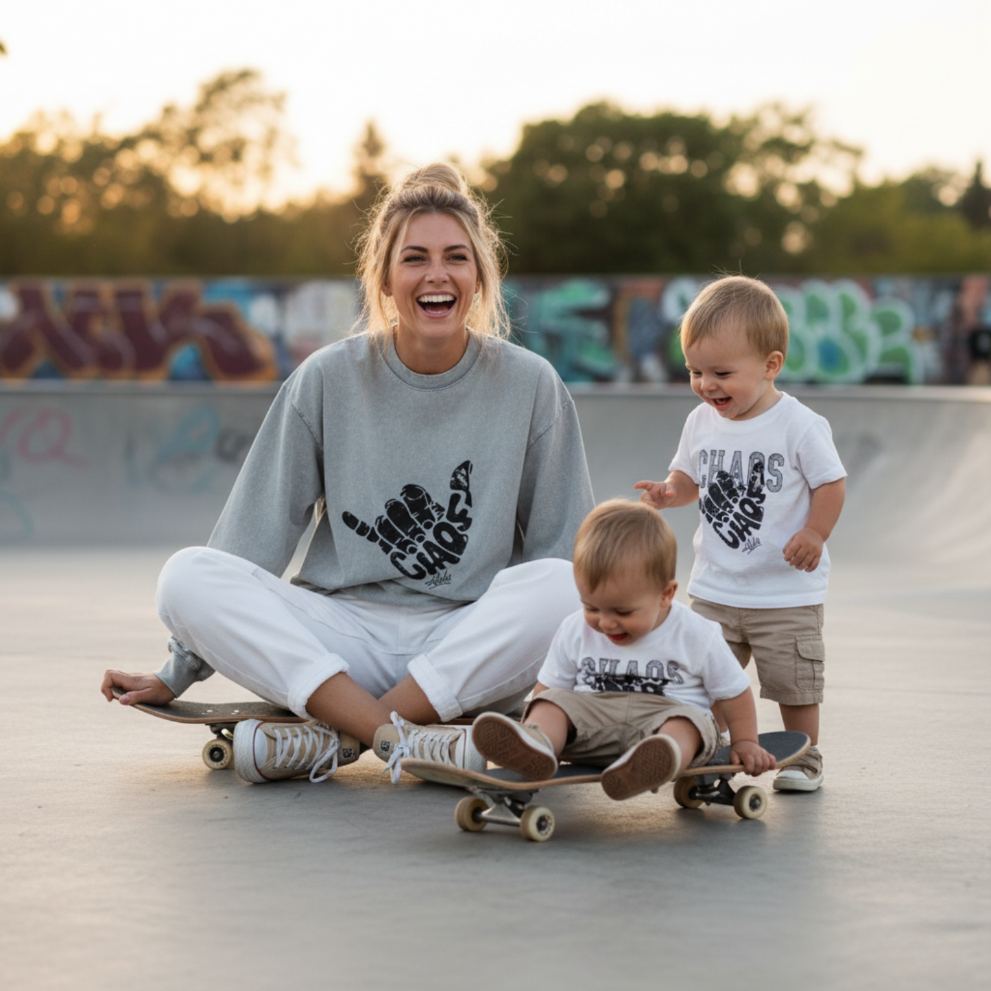 FEMMES - Délavé neige BOY MOMS BRAND