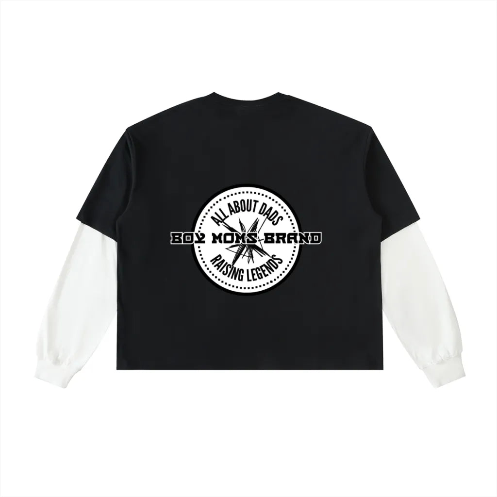 matching family outfit boy moms brand back view long sleeve