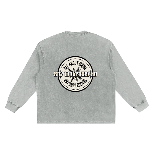 FEMMES - Délavé neige BOY MOMS BRAND