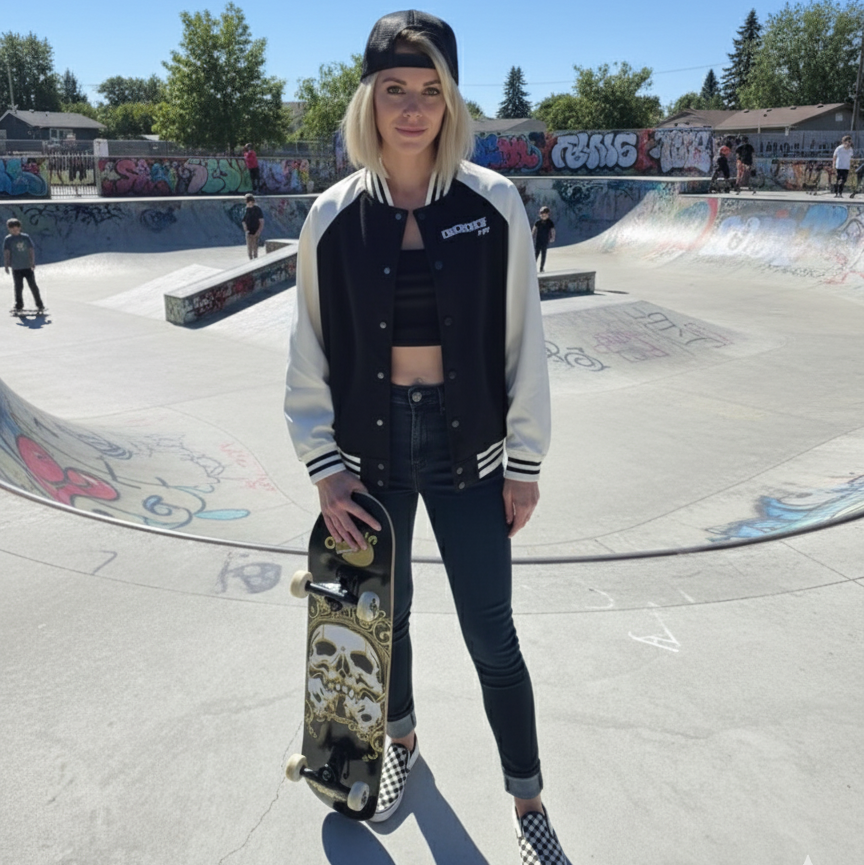 WOMEN - Varsity Jacket : DOPE MOM