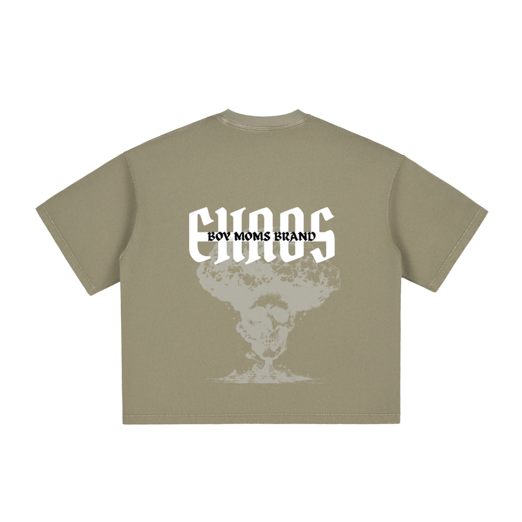 MEN - Vintage Washed Boxy T-Shirt - CHAOS