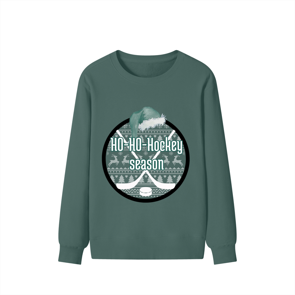 UNISEX - crewneck : HO-HO-HOCKEY
