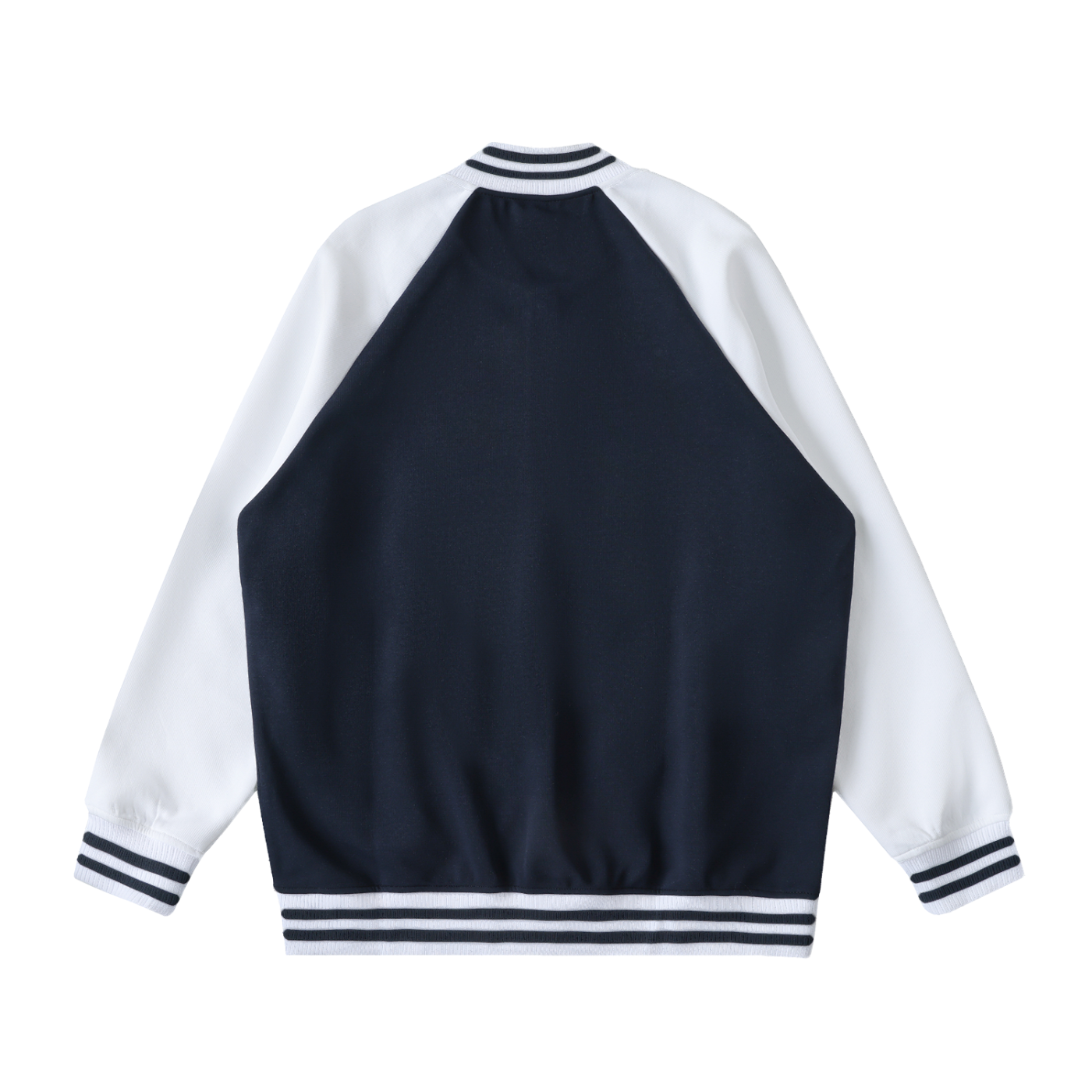 WOMEN - Two Tone Raglan Sleeve Varsity Jacket