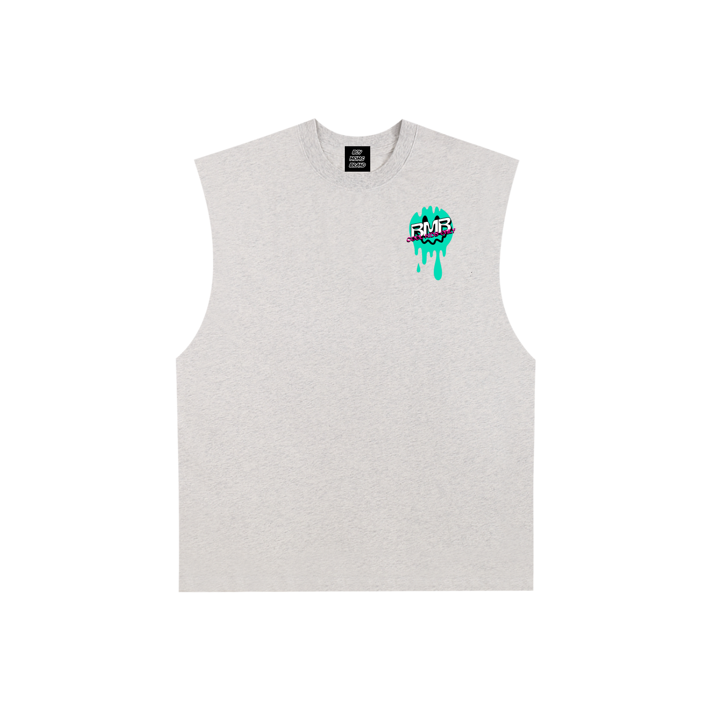 Raw Edge Cotton Tank Top