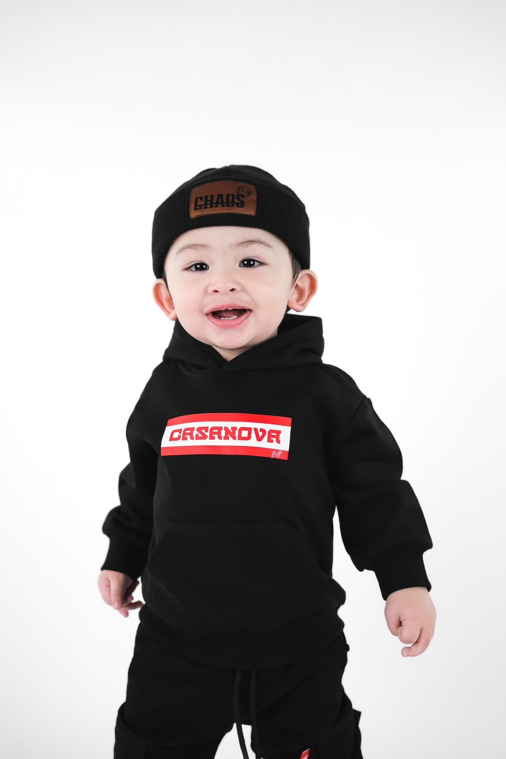 VÊTEMENTS POUR PETIT GARÇON - ENSEMBLE ASSORTI AVEC SWEAT À CAPUCHE