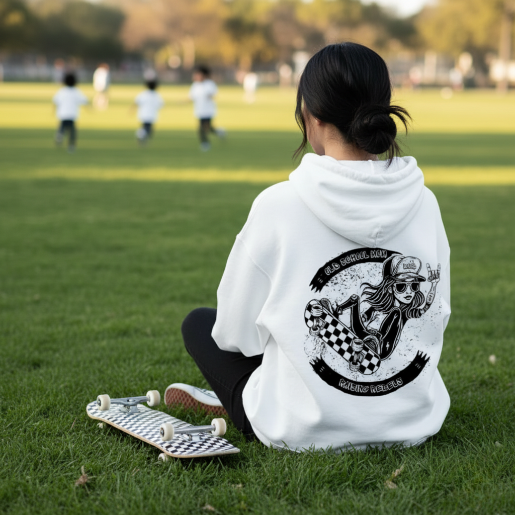 WOMEN - cotton hoodie : DOPE MOM