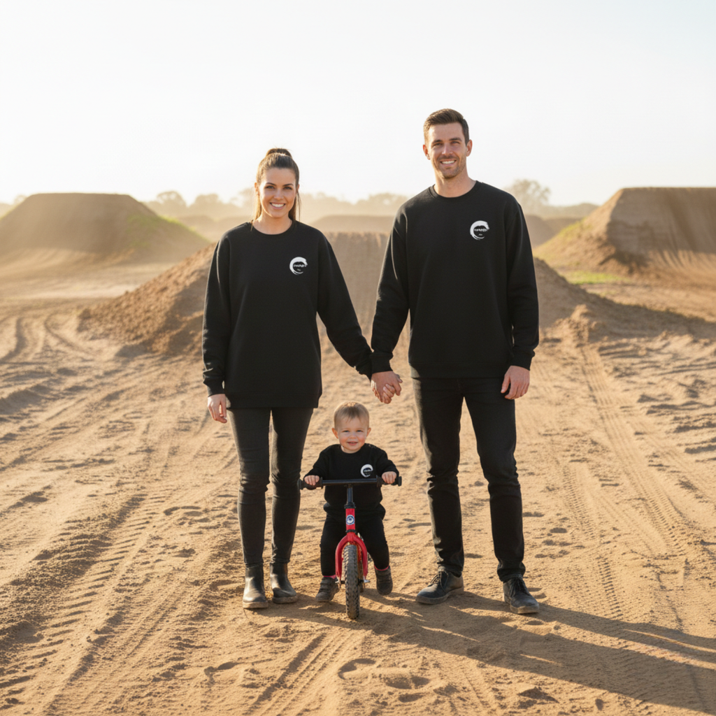 TRUCKS&MUD LONG SLEEVE ; Matching family outfit