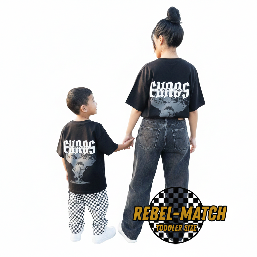 T-SHIRT ASSORTI MÈRE ET FILS - CHAOS SIGNATURE