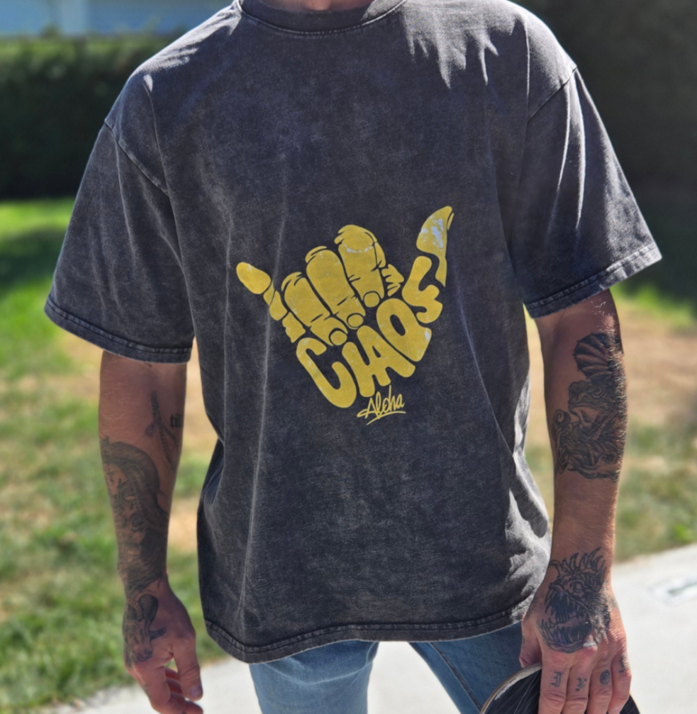 MEN- Snow Washed Oversized - CHAOS