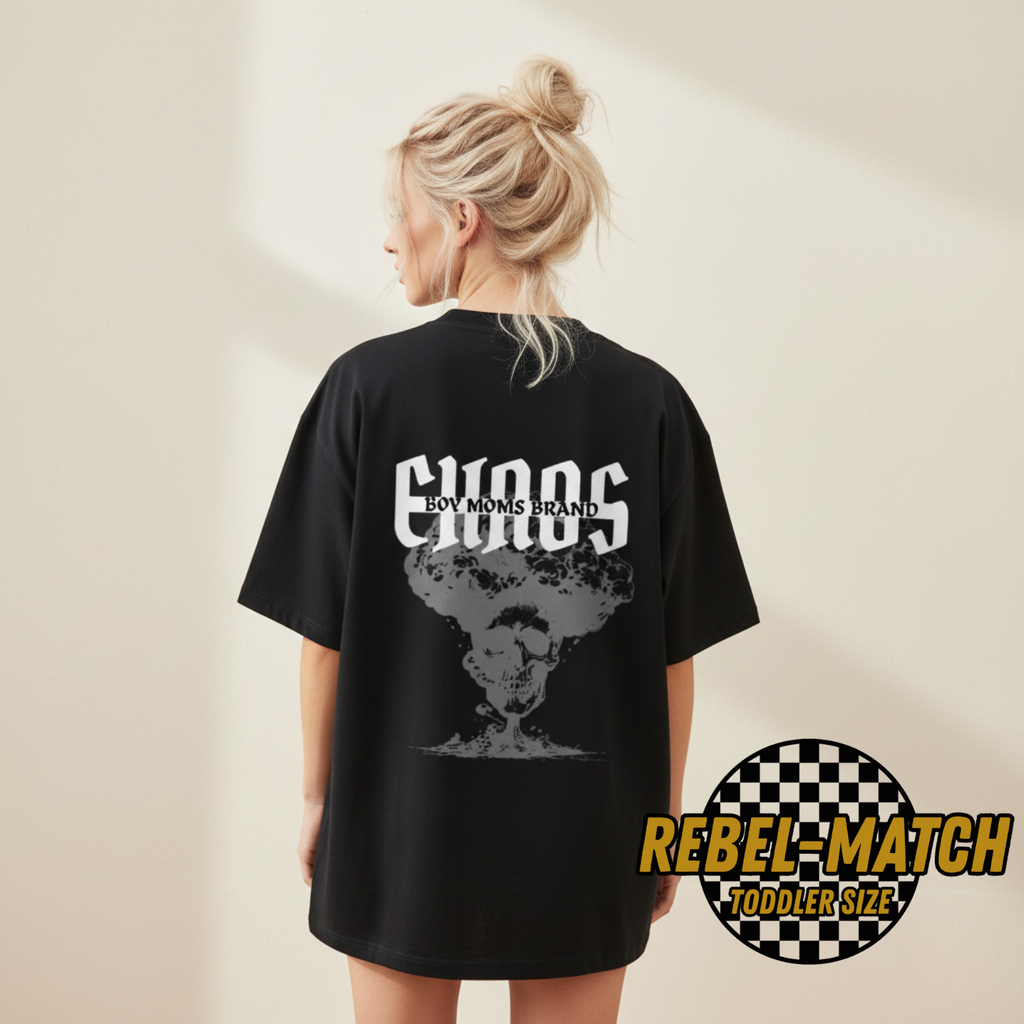 T-SHIRT ASSORTI MÈRE ET FILS - CHAOS SIGNATURE