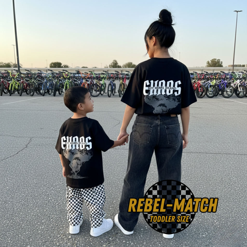 T-SHIRT ASSORTI MÈRE ET FILS - CHAOS SIGNATURE