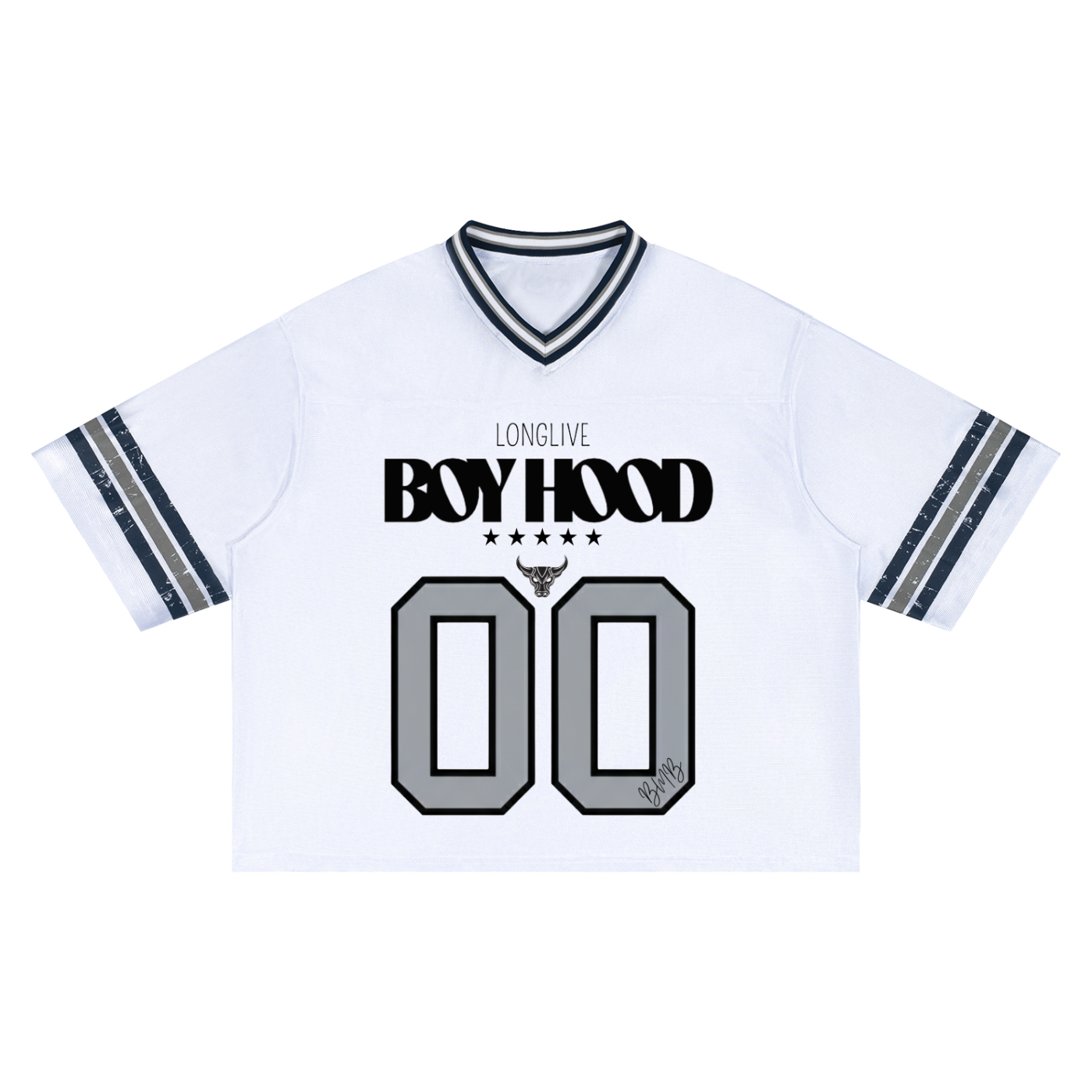 Unisex Boxy Striped Soccer Jersey