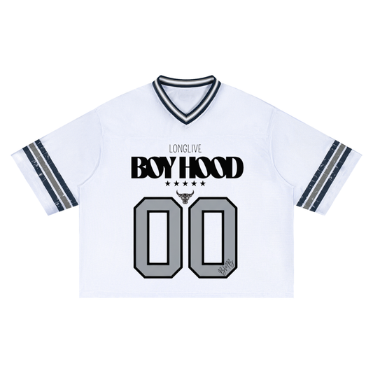 Unisex Boxy Striped Soccer Jersey