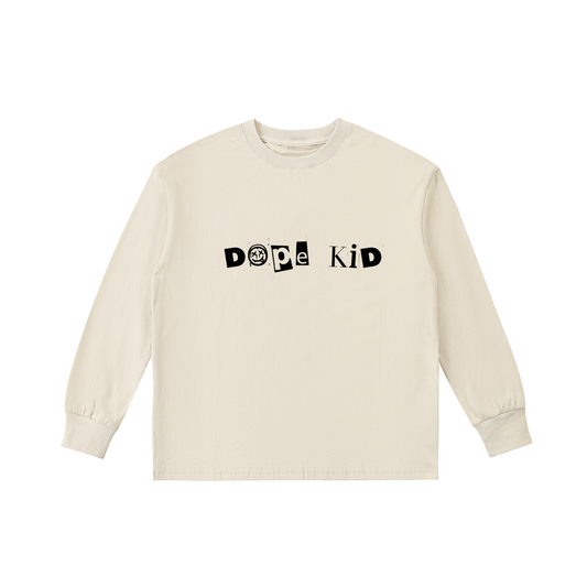 Kids' Quick-Dry Cotton Long-Sleeve Tee