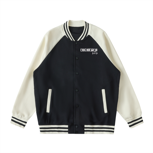 MAN- Two Tone Raglan Sleeve Varsity Jacket