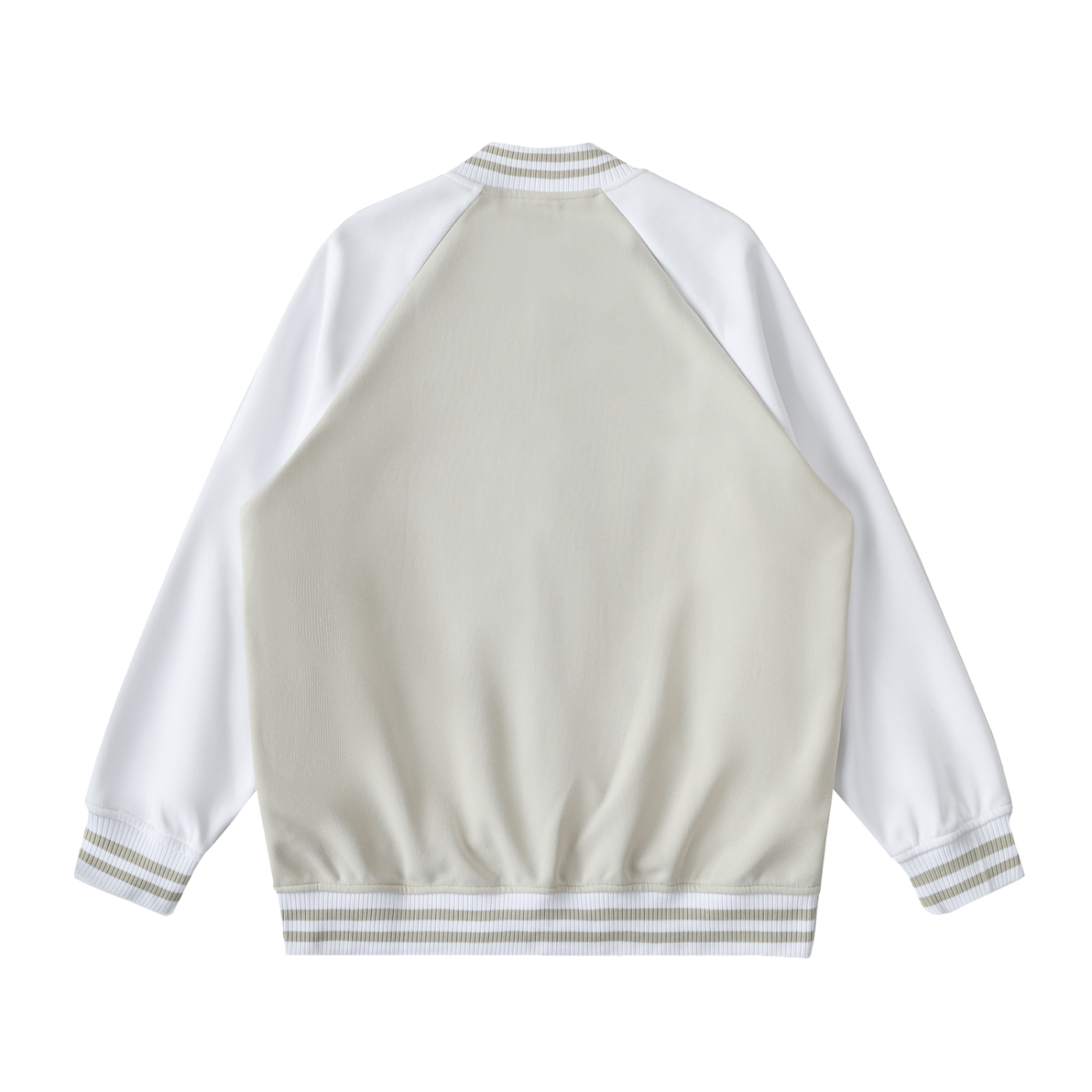 WOMEN - Two Tone Raglan Sleeve Varsity Jacket