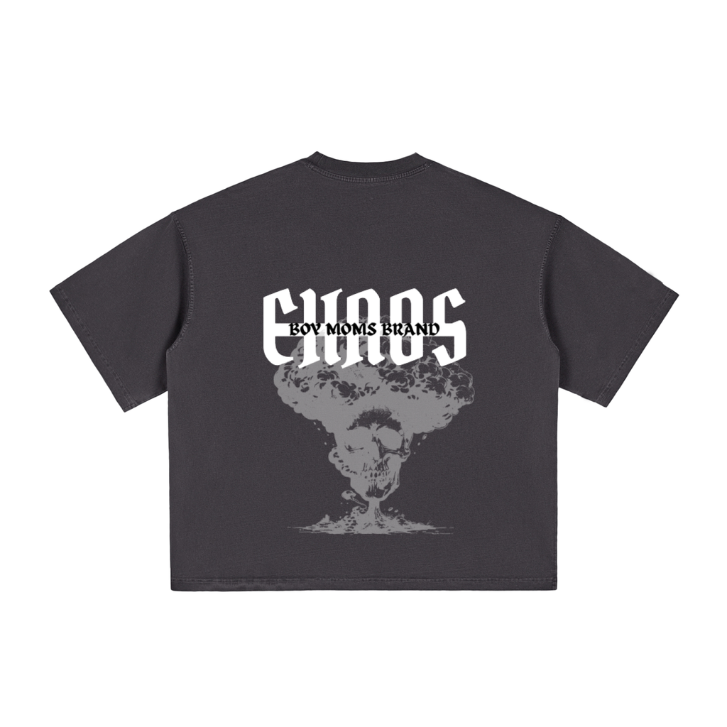 MEN - Vintage Washed Boxy T-Shirt - CHAOS