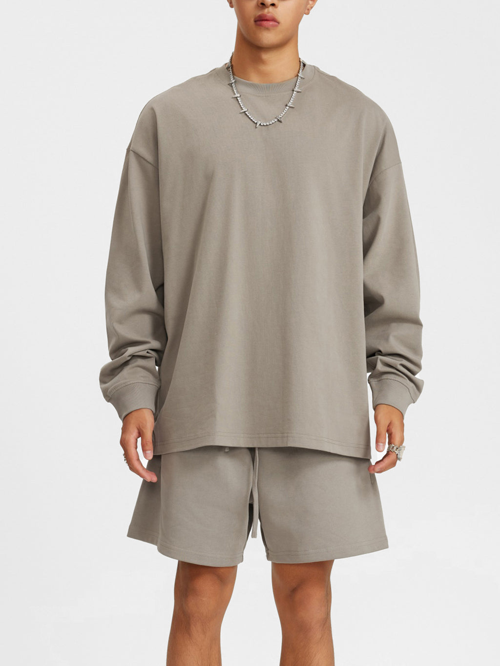 MEN - Simple Oversized Long Sleeve : TRUCK&MUD
