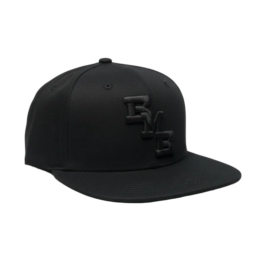 matching boy mom snapback cap black