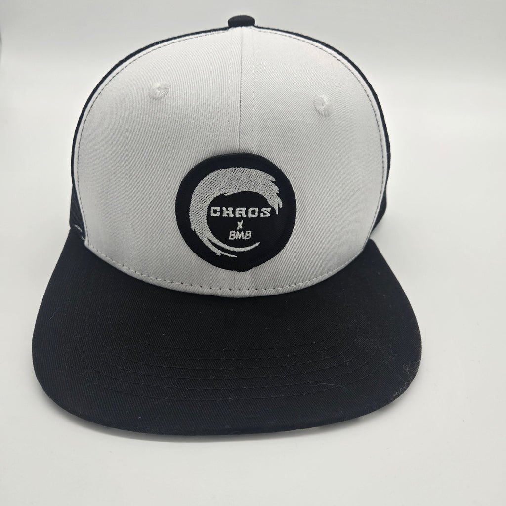 matching snapback cap trucker front view