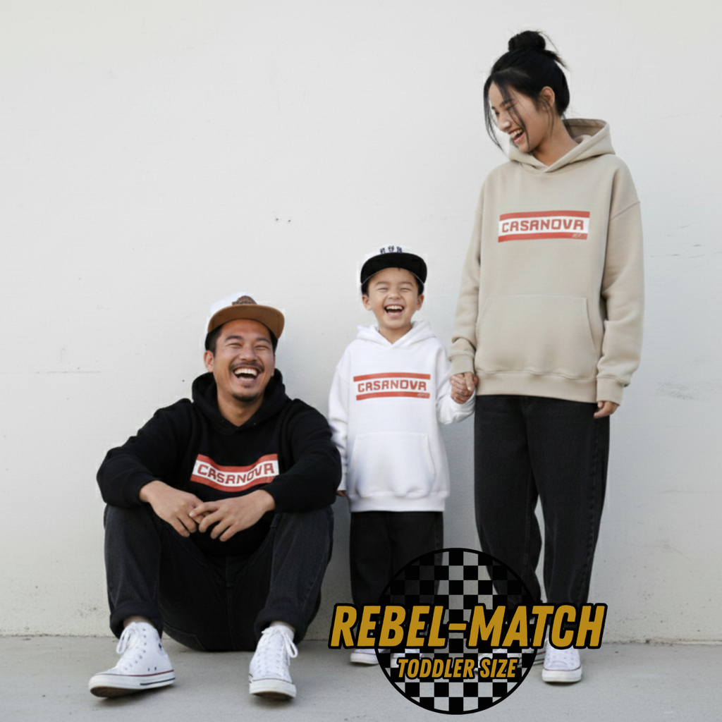 matching dad and son hoodie casanova family