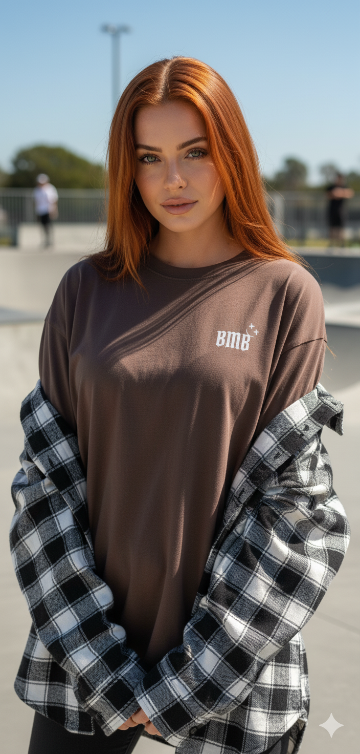 WOMEN- Vintage Washed Boxy T-Shirt : CHAOS