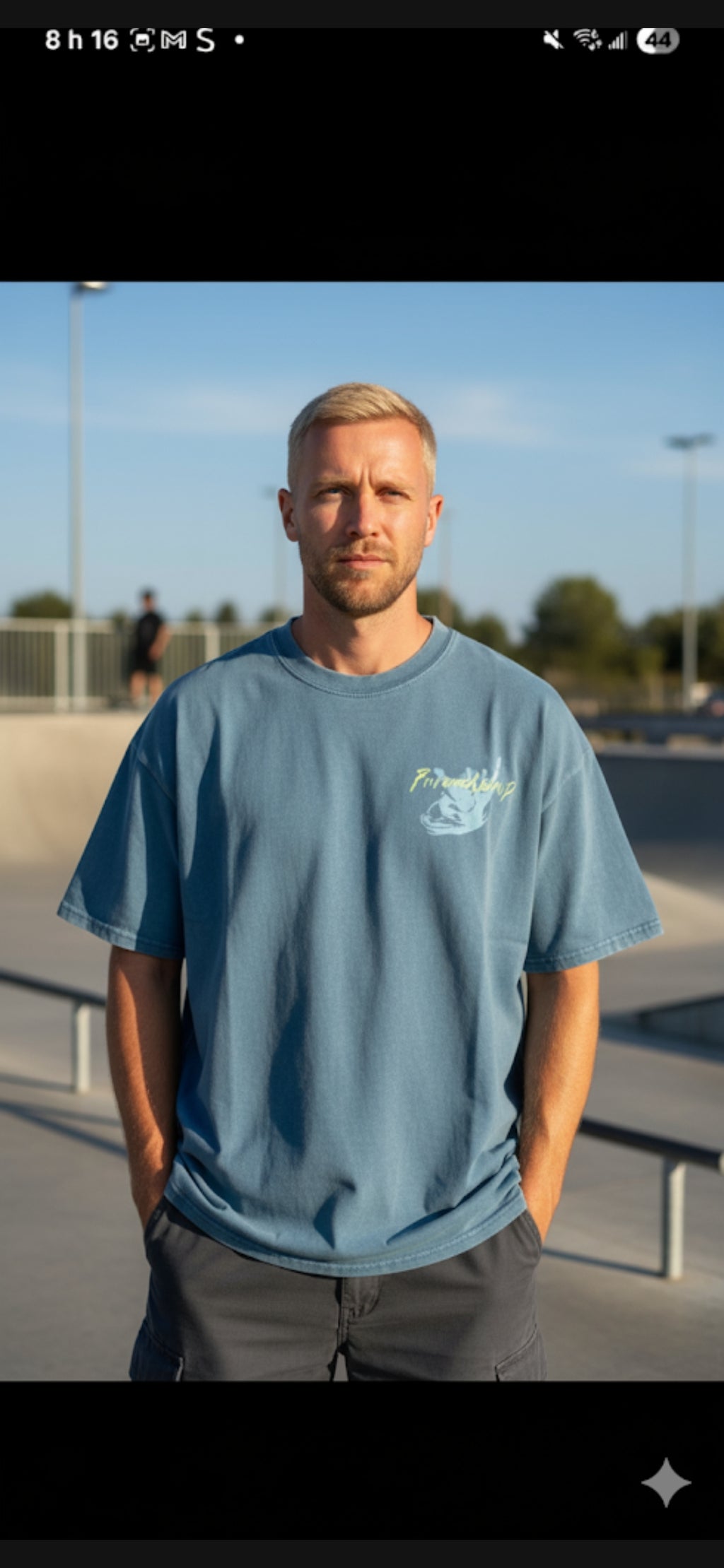 MAN - Snow Washed Oversized : SHAKA