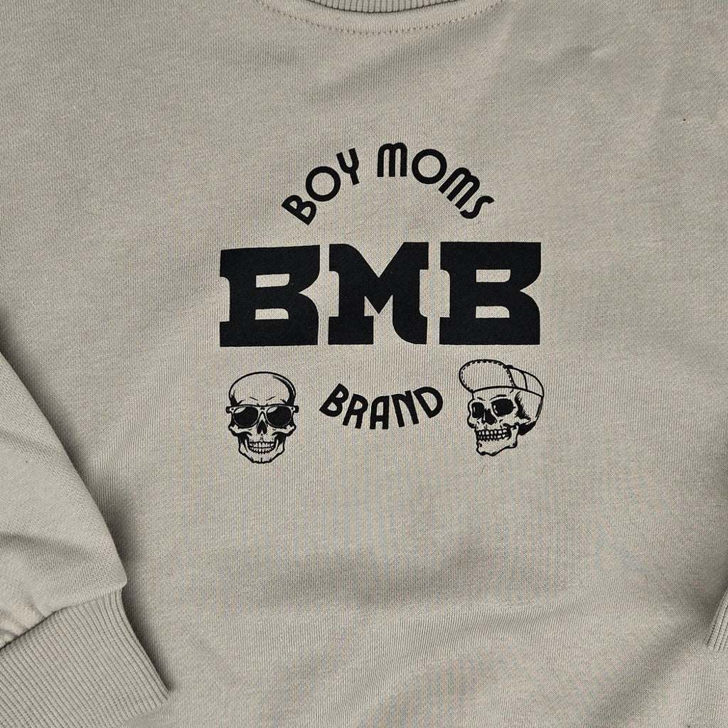 TODDLER BOY CLOTHING - TRUCKS AND MUD crewneck