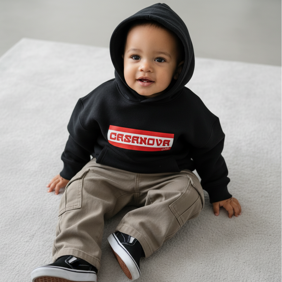 toddler boy clothing matching outfit oversized black hoodie