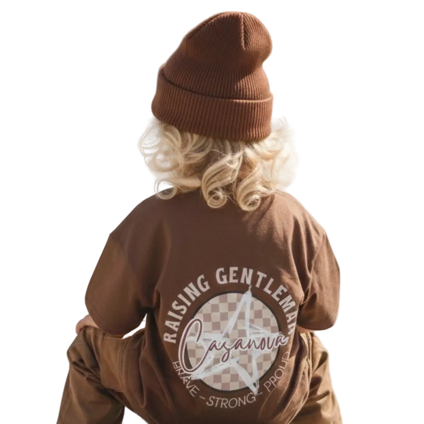 toddler boy clothing oversized tee brown casanova zoom in